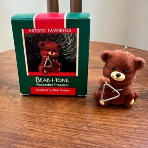 Vintage Bear-I-Tone ornament